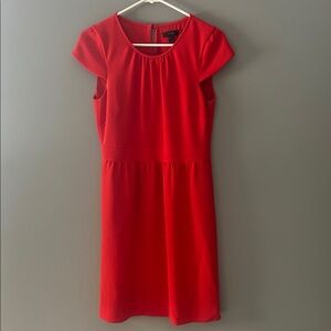 J. Crew Vibrant Red Mini Dress